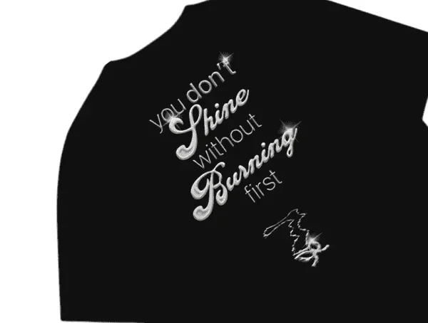 T SHIRT DASCO BLACK REFLEKTIF